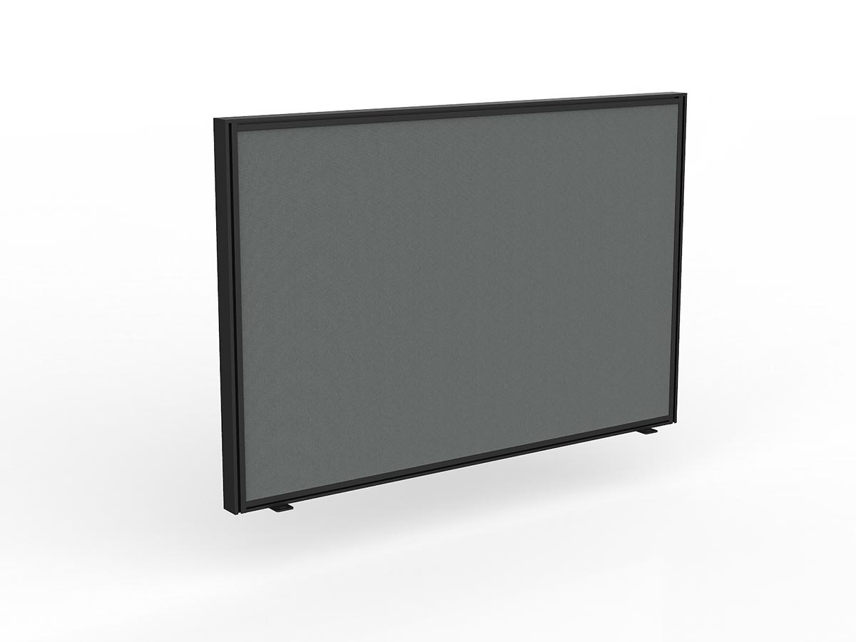 OL Studio50 Screen for Agile Shared Desk with Black Frame