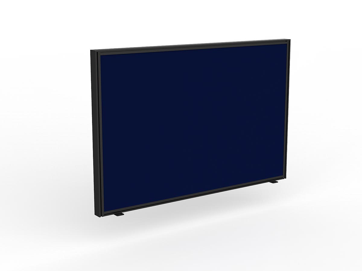 OL Studio50 Screen for Agile Shared Desk with Black Frame