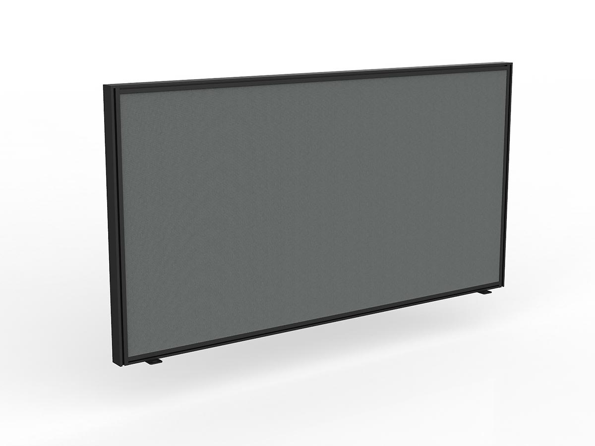 OL Studio50 Screen for Agile Shared Desk with Black Frame