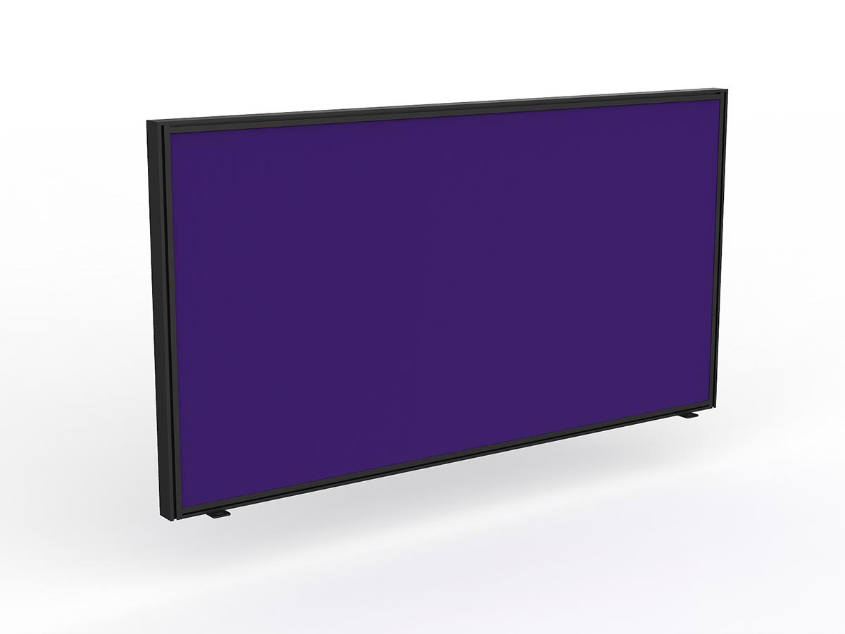 OL Studio50 Screen for Agile Shared Desk with Black Frame