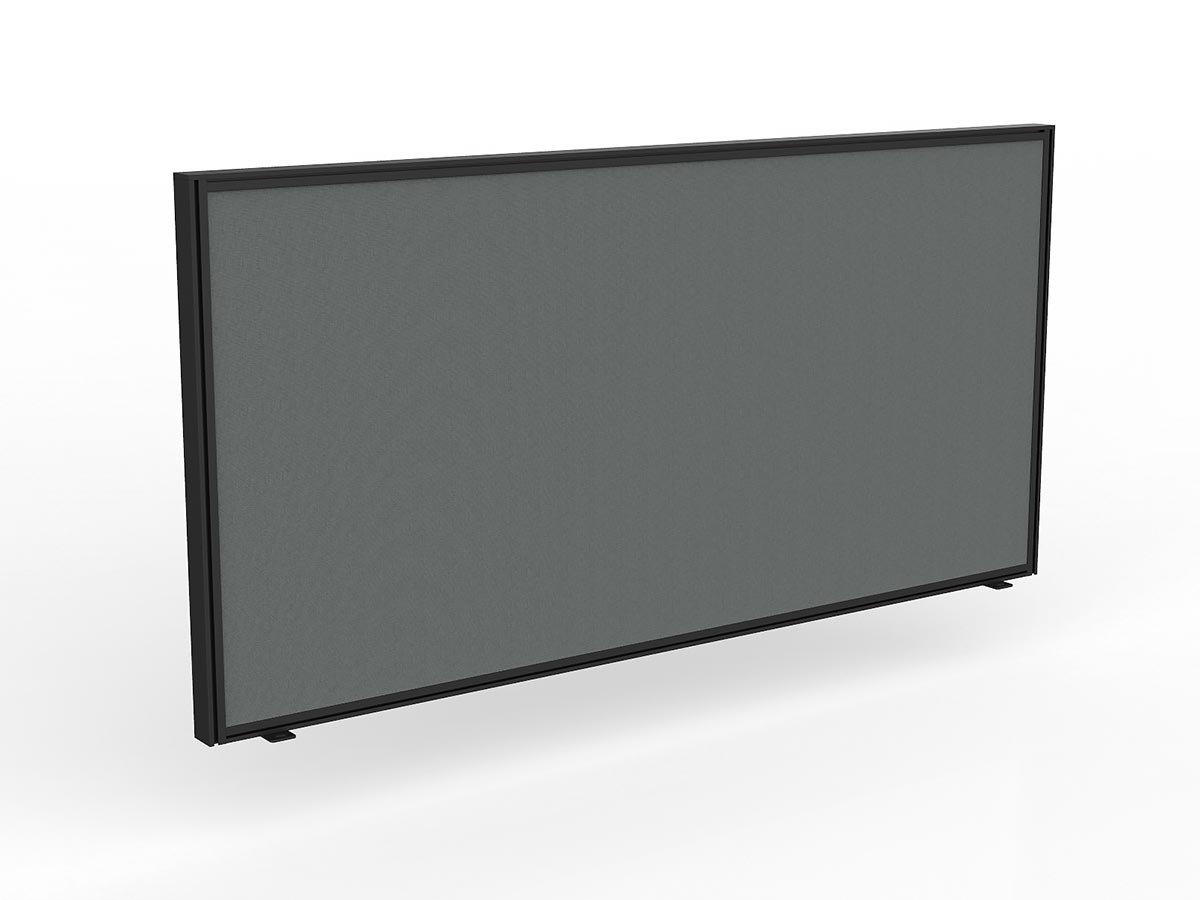 OL Studio50 Screen for Agile Shared Desk with Black Frame