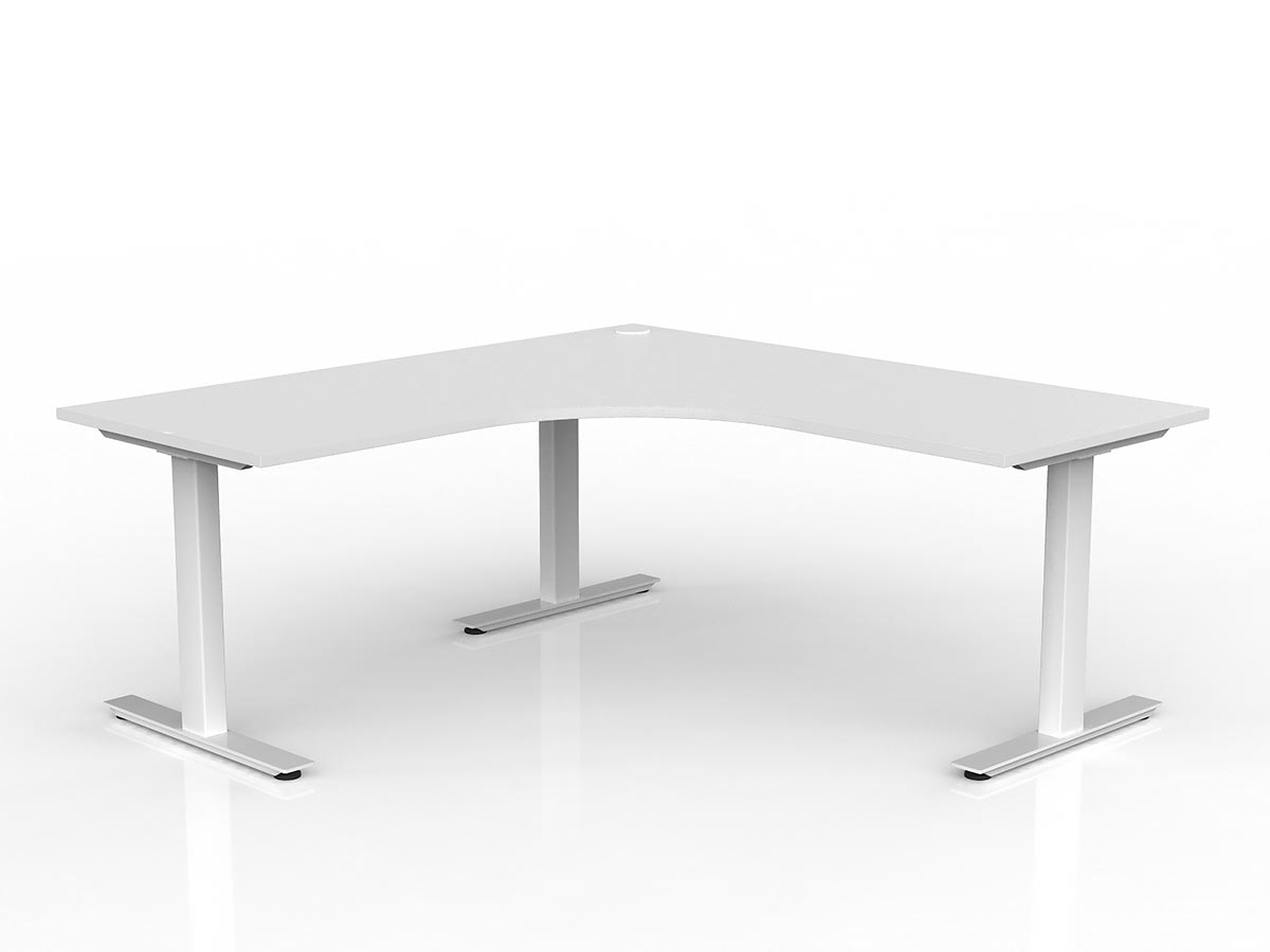 OL Agile Fixed Height 90° Workstation