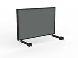 OL Studio Screen for Agile Individual Desk – Splice Fabric with Black Frame