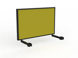 OL Studio Screen for Agile Individual Desk – Splice Fabric with Black Frame