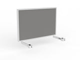 OL Studio Screen for Agile Individual Desk – Breath Fabric with White Frame