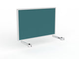 OL Studio Screen for Agile Individual Desk – Splice Fabric with White Frame