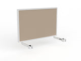 OL Studio Screen for Agile Individual Desk – Breath Fabric with White Frame