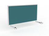 OL Studio Screen for Agile Individual Desk – Splice Fabric with White Frame