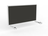 OL Studio Screen for Agile Individual Desk – Splice Fabric with White Frame