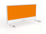 OL Studio Screen with Ducting for Agile Individual Desk – Breath Fabric with White Frame