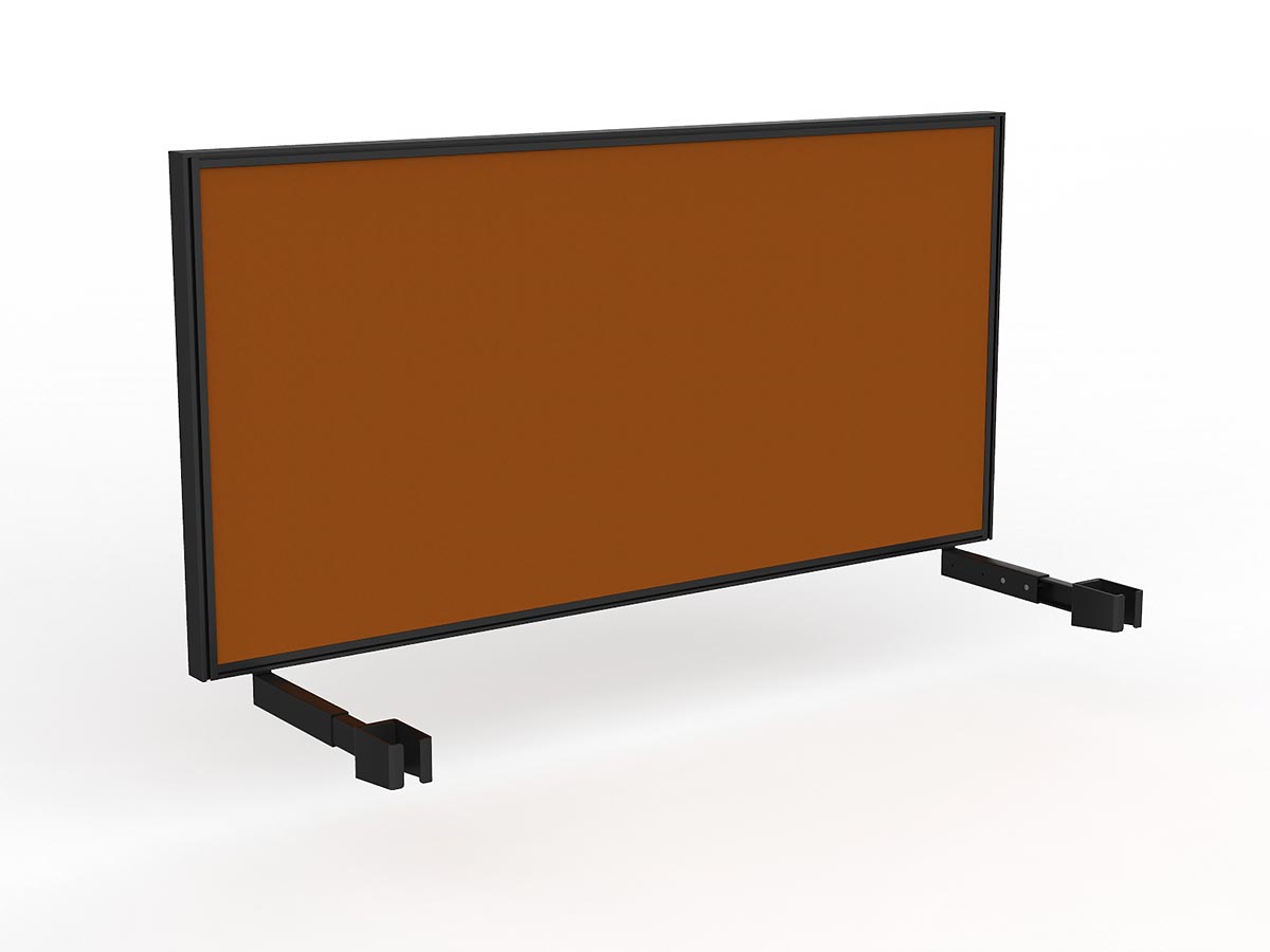 OL Studio Screen for Agile Individual Desk – Splice Fabric with Black Frame