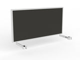 OL Studio Screen for Agile Individual Desk – Splice Fabric with White Frame