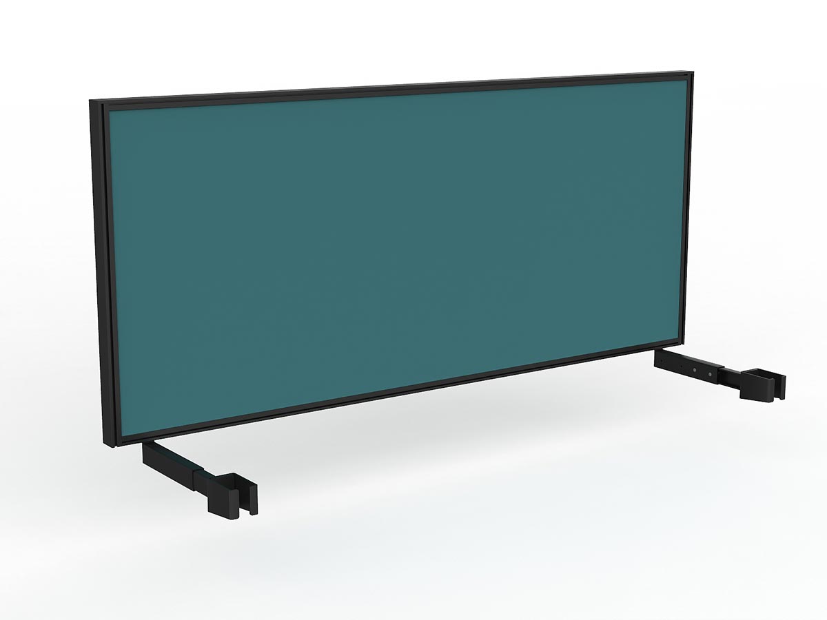 OL Studio Screen for Agile Individual Desk – Splice Fabric with Black Frame