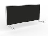 OL Studio Screen for Agile Individual Desk – Splice Fabric with White Frame