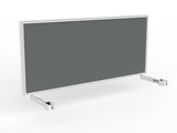 OL Studio Screen for Agile Individual Desk – Splice Fabric with White Frame