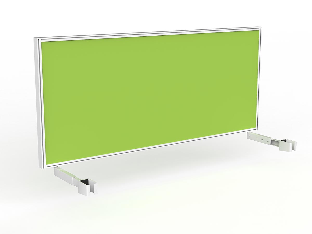 OL Studio Screen for Agile Individual Desk – Breath Fabric with White Frame