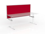 OL Studio Screen for Agile Individual Desk – Splice Fabric with Black Frame