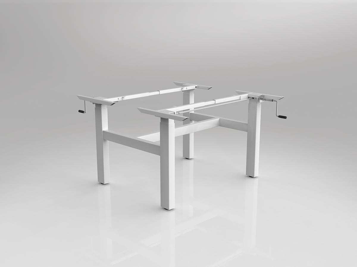 OL Agile Height Adjustable Shared Desking Frame