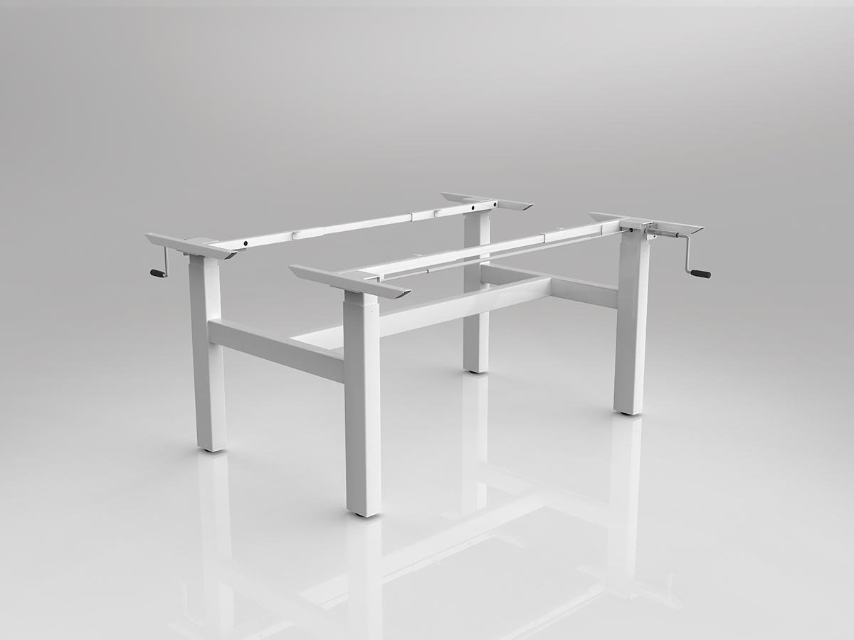 OL Agile Height Adjustable Shared Desking Frame