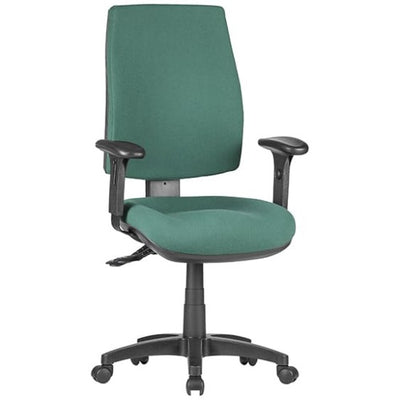 ST Alpha Fabric Upholstered High Back Task Chair with Arms