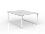 OL Anvil 2-User Double Sided Workspace – White Top with White Frame