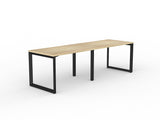 OL Anvil 2-User Workspace – Oak Top with Black Frame