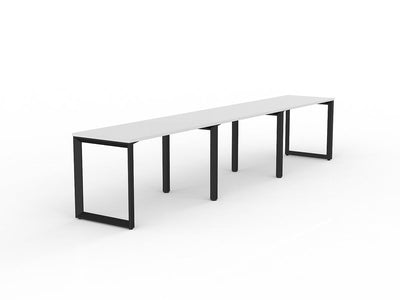 OL Anvil 3-User Workspace – White Top with Black Frame