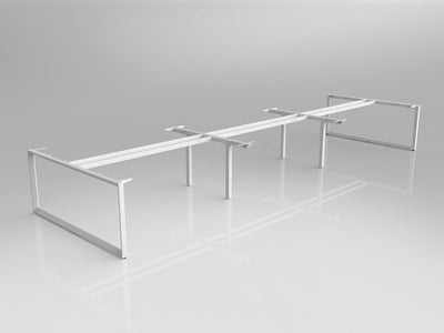 OL Anvil Double Sided 6 User Desk Frame