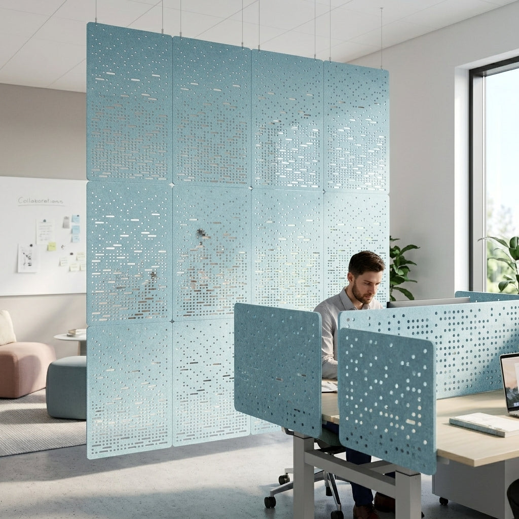 RL Form Decorative Workplace Divider Hanging Screen