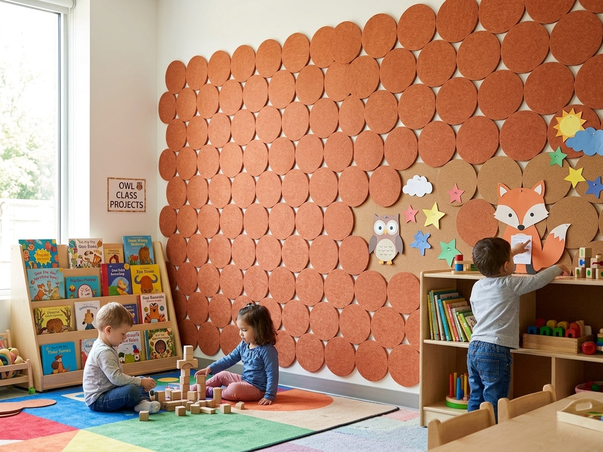 RL Acouline QuickMount Halo Round Wall Tiles Panels