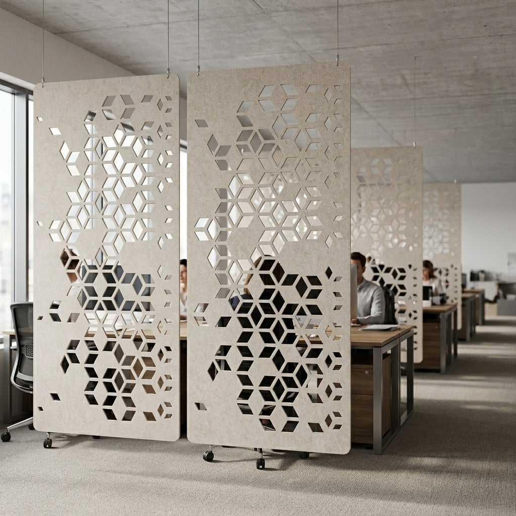 RL Vine Decorative Workplace Divider Hanging Screen