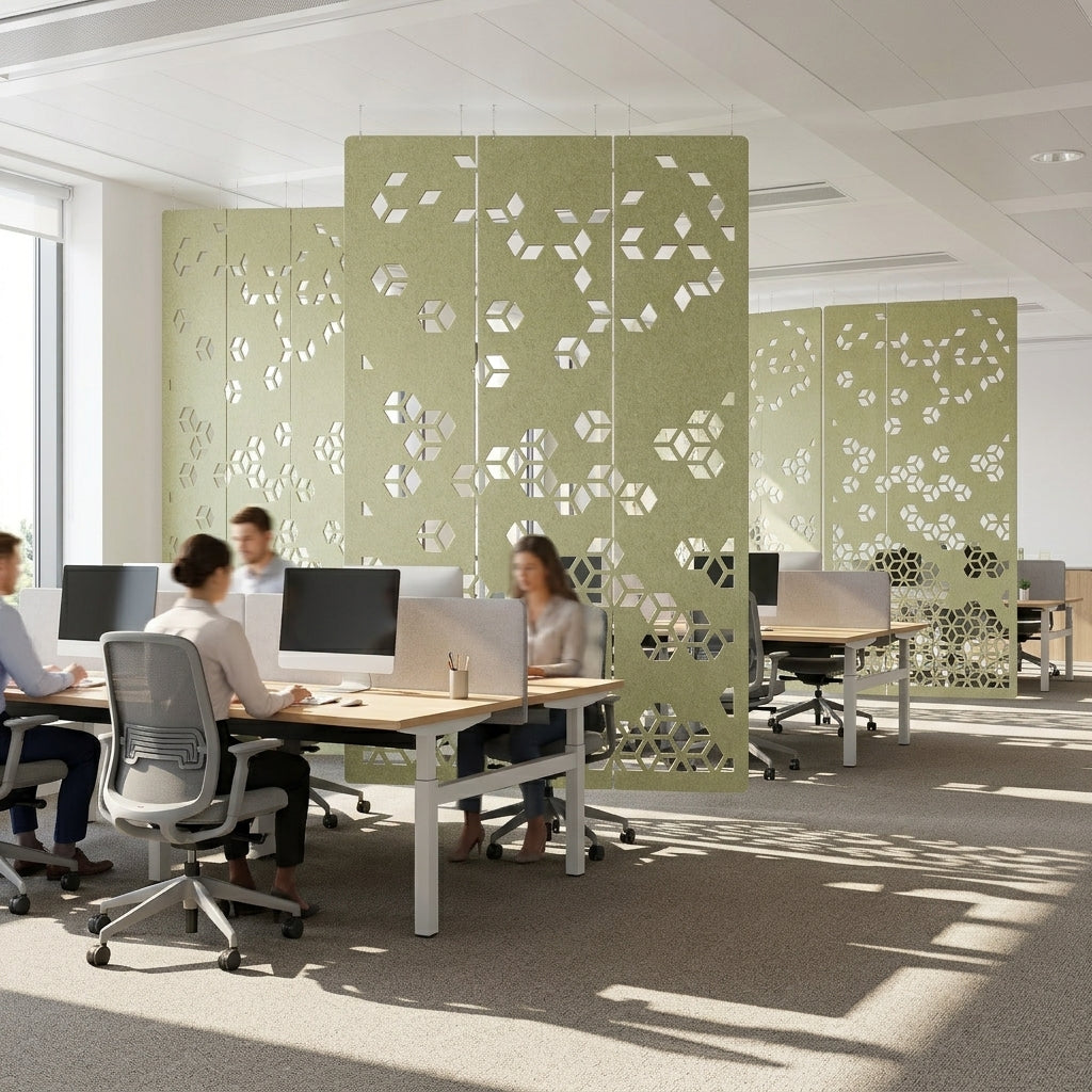 RL Bloom Decorative Workplace Divider Hanging Screen