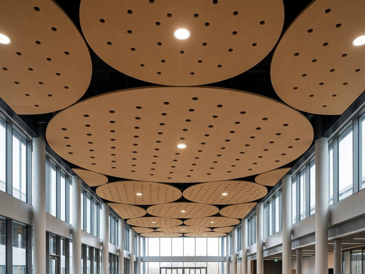 RL Acouline Halo Ripple Round Hanging Ceiling Panels