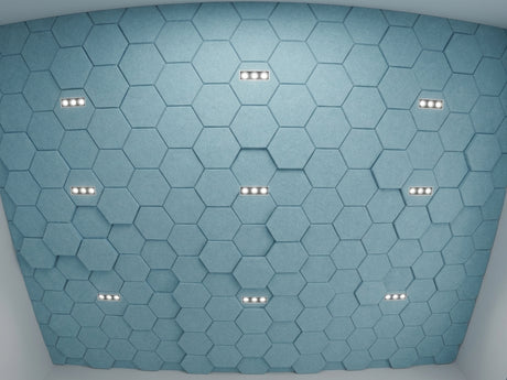 RL Acouline Hive Hexagonal Hanging Ceiling Panels