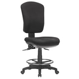 ST Aqua Fabric Upholstered High Back Drafting Chair