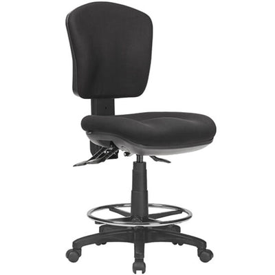 ST Aqua Fabric Upholstered Drafting Chair