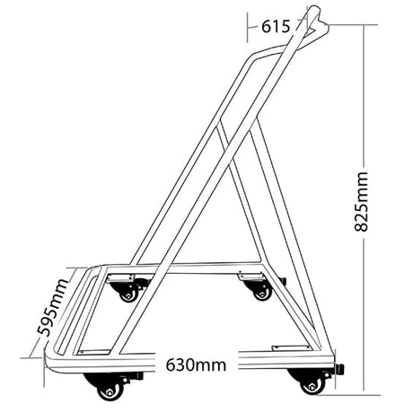 ST Aria Metal Trolley for Aria Hospitality Chair
