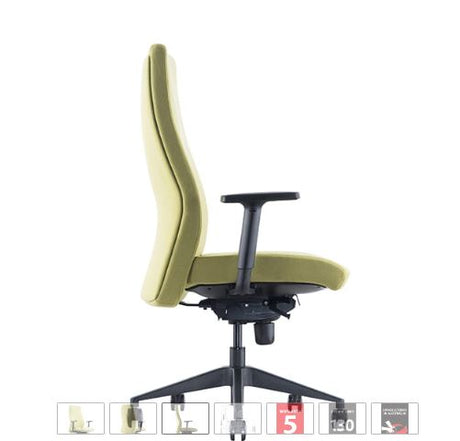 ST Austin High Back Fabric Upholstered Executive Chair
