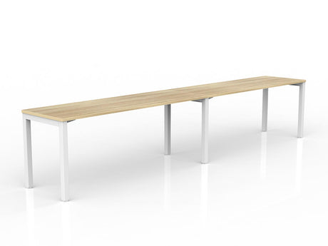 OL Axis 2-User Workspace – Oak Top with White Frame