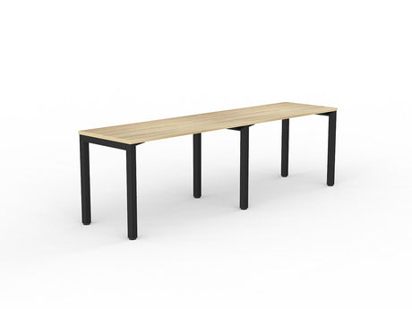 OL Axis 2-User Workspace – Oak Top with Black Frame