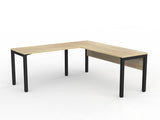 OL Axis Office Desk with Return and Modesty Panel