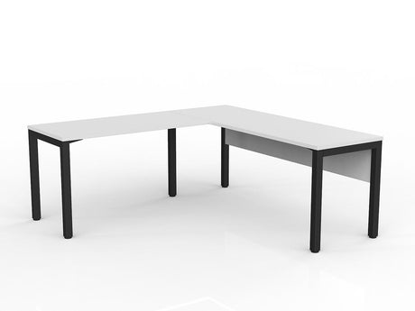 OL Axis Office Desk with Return and Modesty Panel