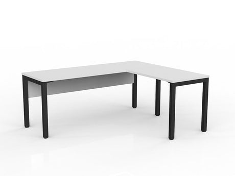 OL Axis Office Desk with Return and Modesty Panel