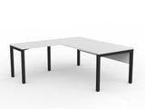 OL Axis Office Desk with Return and Modesty Panel