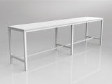 OL Axis Extra Long Bar Leaner Table - White Top