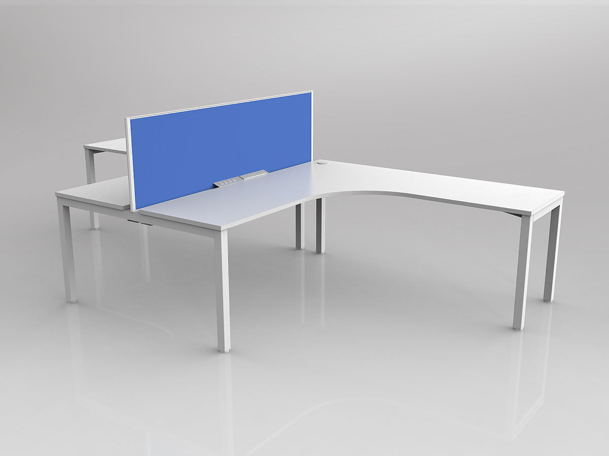 OL Axis 2 User 90° Workstation with Screen - Breathe Fabric