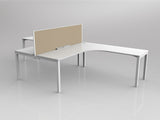 OL Axis 2 User 90° Workstation with Screen - Breathe Fabric