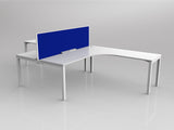 OL Axis 2 User 90° Workstation with Screen - Breathe Fabric