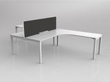 OL Axis 2 User 90° Workstation with Screen - Breathe Fabric
