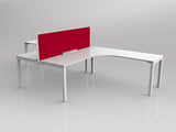 OL Axis 2 User 90° Workstation with Screen - Breathe Fabric